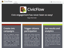 Tablet Screenshot of civicflow.com